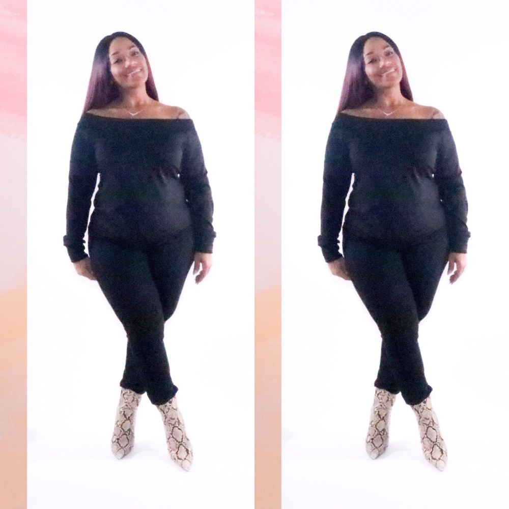 Jogger Knit Set- Plus Sizes🎉HP🎉 - Picture 2 of 2